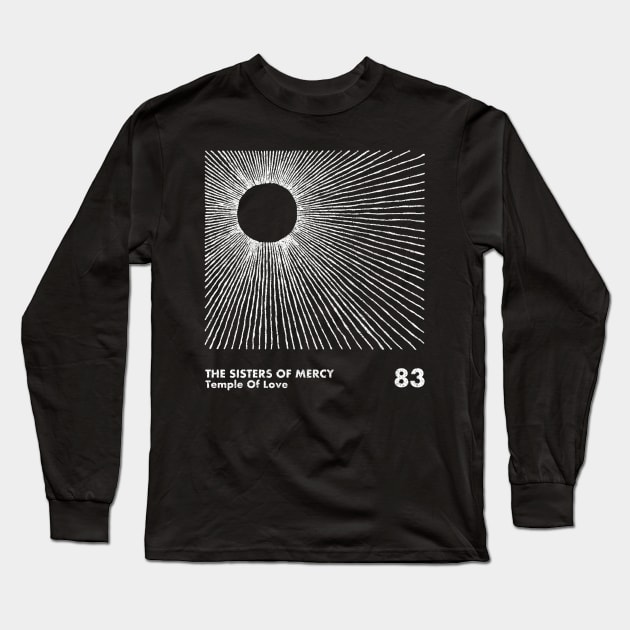 Sisters Of Mercy / Minimalist Graphic Artwork Design Long Sleeve T-Shirt by saudade